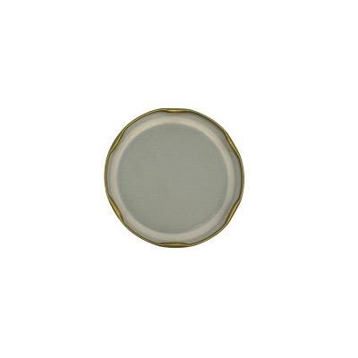 China Non Spill High Quality Custom Round Metal Jar Lids 38 Mm Twist Off Glass Plastic Caps for sale