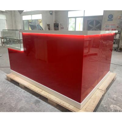 China L High Quality Customized Modern Folding Bar Counter Selectable Color Shape Color Buffet Bar Counters for sale