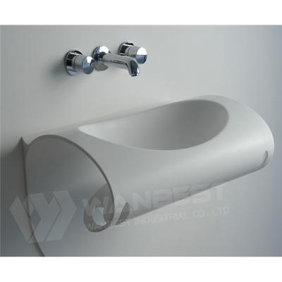 China Clean Antique Wash Basin Easy Sink Pure Solid Surface Sinks Wash Basin for sale