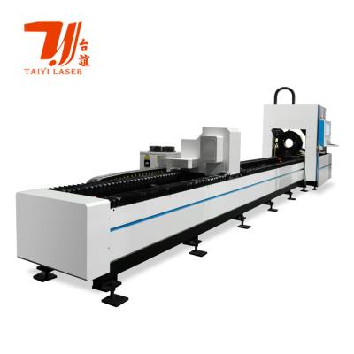 China CNC Automatic Metal Round Square Fiber Laser Pipe Tube Cutting Machine for sale