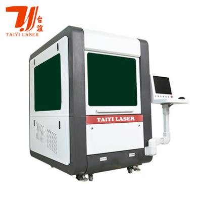 China TY-6060JM 1000W-6000W Gold Silver Copper Mini Jewelry Precision Closed Fiber Laser Cutting Machine for sale