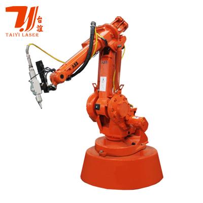 China 6 Axis Robot Arm 1000W-6000W Pillow Plate Automatic Fiber Metal Laser Welding Machine for sale