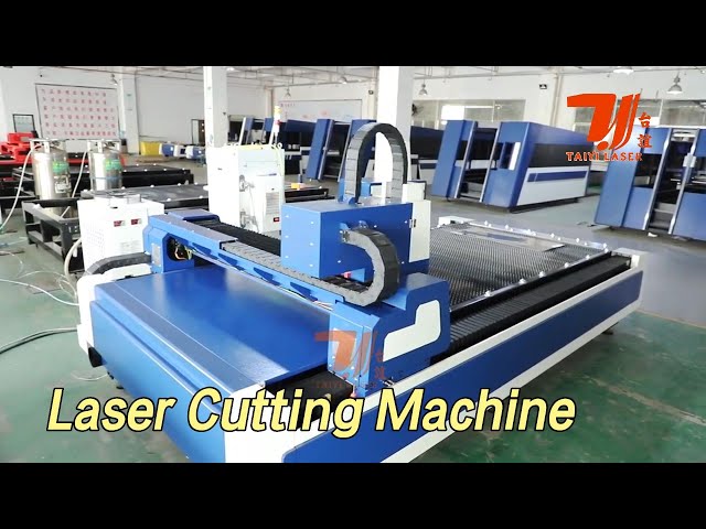 CNC Laser Cutting Machine 1000 - 3000W Single Bed For Metal Sheet