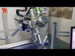 Custom 5 Axis Automatic Fiber Laser Welding Machine for Stainless Steel Three-way Pipe Tee Pipe