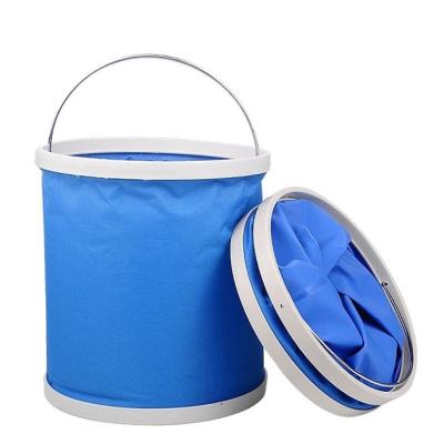 China Sustainable Hot Selling 11L Capacity Folding Bucket Portable Universal Garden Retractable Bucket for sale