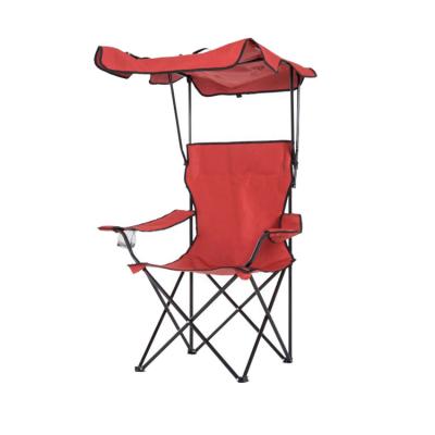 China Big Big Shade Easy-Carry Foldable Camping Beach Chair With Canopy for sale