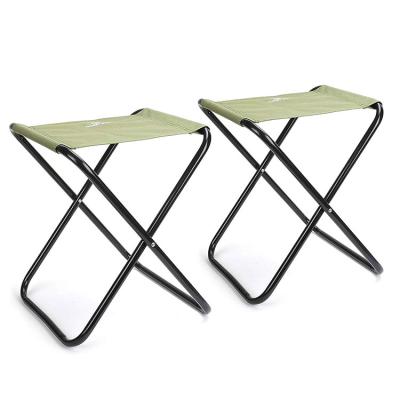 China Easy-carry Folding Metal Travel Folding Stool Chair Small Lightweight Aluminum Portable Camping Stool With Backrest for sale