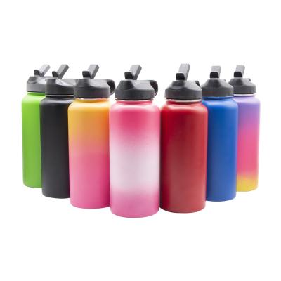 China 16oz double walle stainless steel sustainable vacuum insulated bottle for sport with customized lid with wide mouth for sale