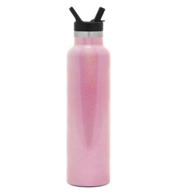 China Sustainable Insulated Customized Logo Stainless Steel Water Vacuum Double Wall Bottle Convenient Flask With Lid for sale