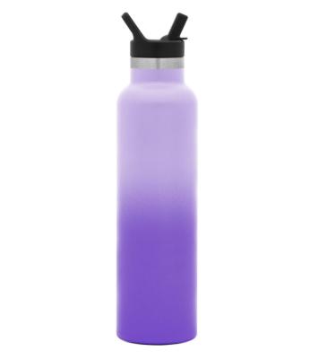 China Sustainable Insulated Customized Logo Stainless Steel Water Vacuum Double Wall Bottle Convenient Flask With Lid for sale