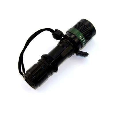 China Best Selling High Power Outdoor Emergency Waterproof Zoomable LED Aluminum Tactical Rechargeable Flashlight With Clip for sale