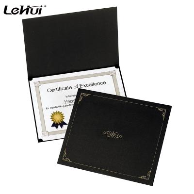 China 30% Recycled Size 30pcs/box High Quality Linen Paper H Linen Letter Certificates Black Finish Fiber Lehuipp School and 30% Mail Consumer Fiber for sale