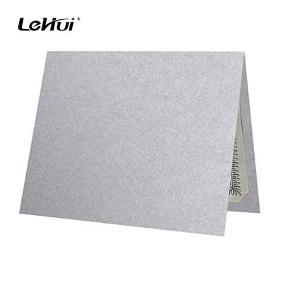 China School Lehuipp 30pcs/box High Quality Green Canvas Display Folder For Awards Size 9 1/2 X12 Paper Certificate Paper Holders for sale