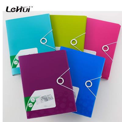 China China Best Seller High Quality Eco-friendly Colorful Pressboard 3-Flap Folder with Rubber Bands for School Office Supplies and for sale