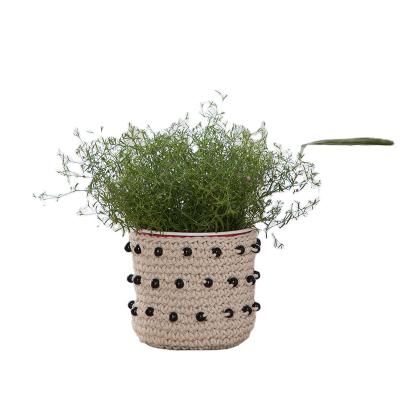 China Sustainable Hanging Natural Fruit Basket Weave Basket Storage Woven Weaving Basket for sale