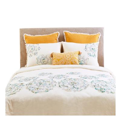 China Wholesale Disposable Comforter Sets Bedding Set Embroidered 100% Cotton for sale