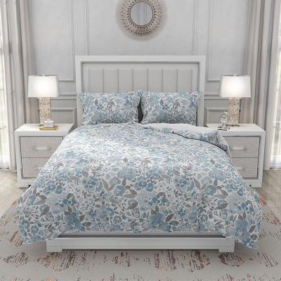 China Nondisposable Custom Floral Soft Digital Printing 3pcs Pillow Case Duvet Cover And Comforter Sets for sale