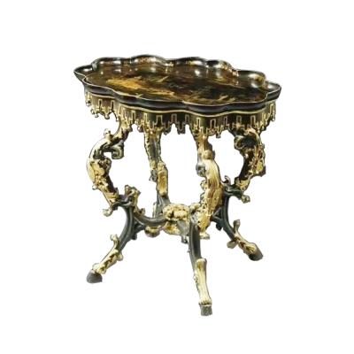 China (Other) Adjustable Modern Luxurious Brass Handmade Tea Table. for sale