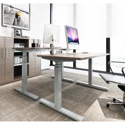 China Wholesale (Size) Lowest Price Adjustable Ergonomic Desk Position Parts One Electric Motor Stand Table Desk View for sale