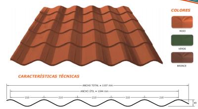 Cina Macchina di TEJA TOLEDO Glazed Tile Roll Forming in vendita