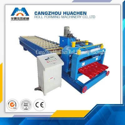 Cina PPGI Colored Glazed Tile Roll Forming Machine 380V 50HZ 3 fasi in vendita