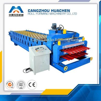 China Most Popular Metal Roofing Double Layer Sheet Metal Roll Forming Machines For Industrial for sale