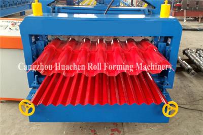 China Double Layer Building Materials Glazed Tile Roof Sheet Roll Forming Machine for sale