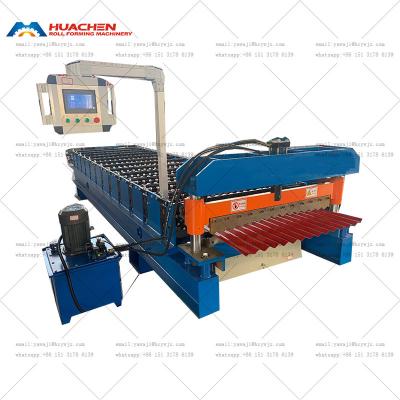 China Corrugated Tile Panle Roll Forming Machine For Ppgi Roof Roll Forming Machine for sale