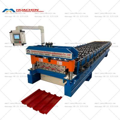 China Máquina de moldagem de folhas de telhado trapezoidal / folha de moldagem de rolos IBR Máquina de fabricação de folhas de telhado à venda