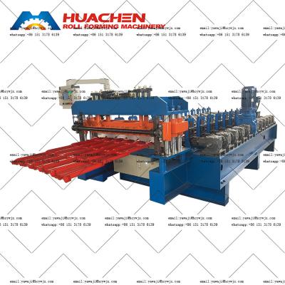 China Automatic Metal Roof Glazed Tile Machine For PPGI / GI for sale