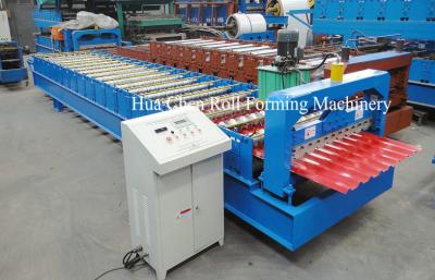 China Automatische Wand-Metalldach-Blatt-Fliesen-Rolle, die Maschine 20m/min 380V 50Hz bildet zu verkaufen