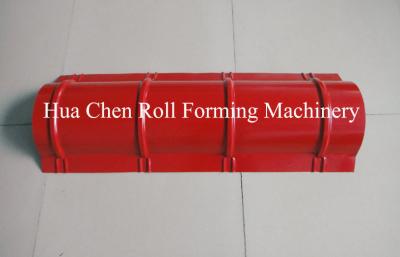 China rolo de aço do tampão de 400mm 45# Ridge que forma o rolo da telha de telhado da máquina que forma a máquina à venda