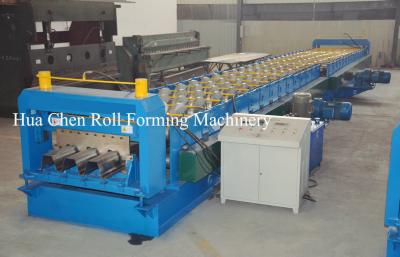 China Color Steel Plate Floor Deck Roof Panel Roll Forming Machine 1500mm PLC Control for sale