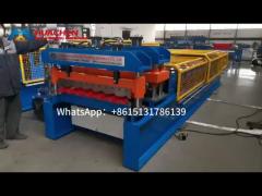 Single layer glazed tile pressing machine