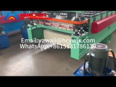 Dominican single layer trapezoidal tile pressing machine