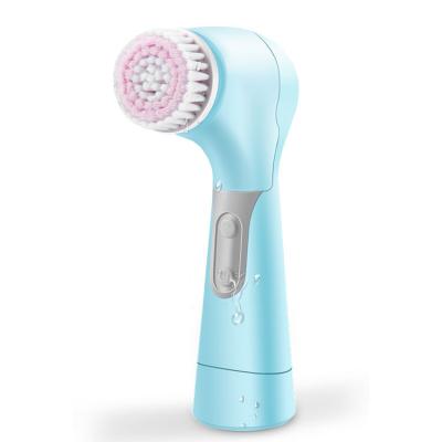 China Acne Treatment 4 in 1 Electric Sonic Exfoliating Skin Cleansing Brush Facial Cleansing Brush Detergent SPA Cosmetic Brush Face&Body Cleanser for sale