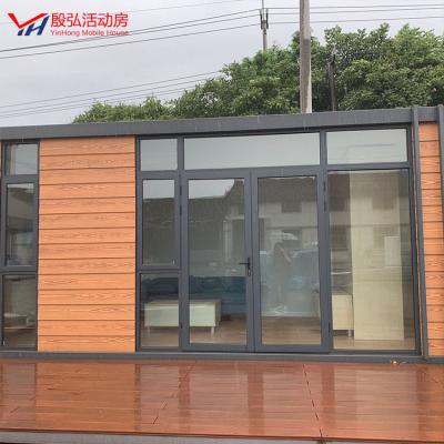 China Newest Industrial Product Design Leisure Prefab Light Steel Villa Prefab Container With Glass for sale