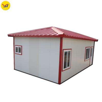 China Industrial and Houseliving Mobile Sandwich Panel House Transportable Camping Shelter for Restaurant Scenic Parking for sale