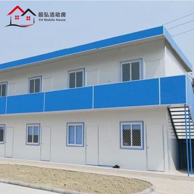 China Fireproof Portable Frame House Prefab Homes Prefab Houses China Villa Sentry Box Light Steel Light Steel House Office Building Store for sale