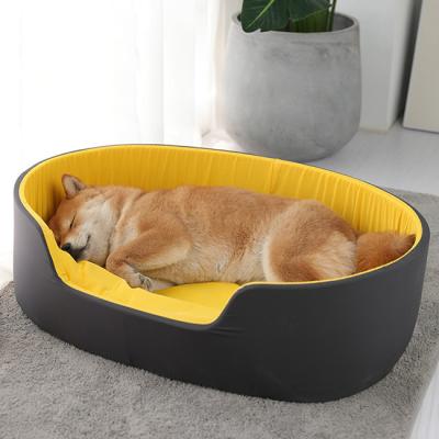 China Removable Cover Amazon Top Selling Luxury Cat Bed Memory Foam Two Way Use Accessories Dog Pet Beds for sale