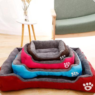 China Top Selling Super Soft Removable Cover Memory Foam Pet Bed Cat Two Way Use Dog Pfluffy Pet Beds for sale