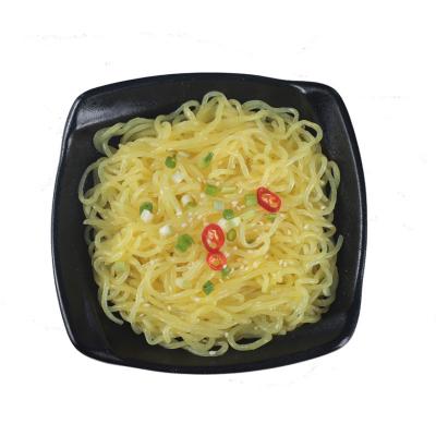 China OEM Factory Sugar Free Low Fat Halal Konjac Ramen Food Instant Konjac Yellow Noodles for sale