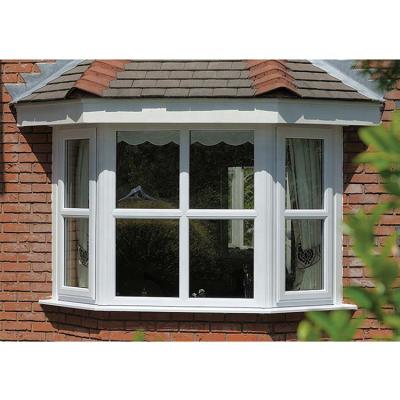 China Wholesale Custom Aluminum Magnetic Screen Frame Glass Casement Bay Window Design for sale