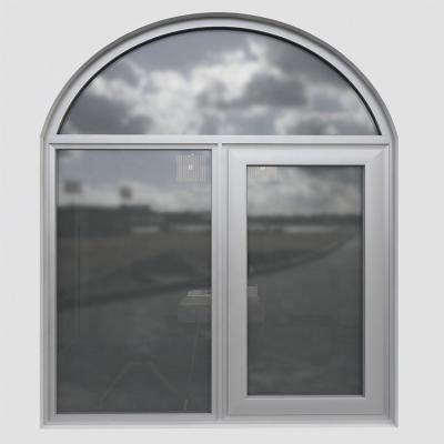 China Direct Selling High Quality Magnetic Arch Factory Screen Frame Glass Aluminum Windows for sale