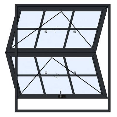 China New Style Residential Folding Screen Security Screen Soundproof Aluminum Folding Glass Windows for sale