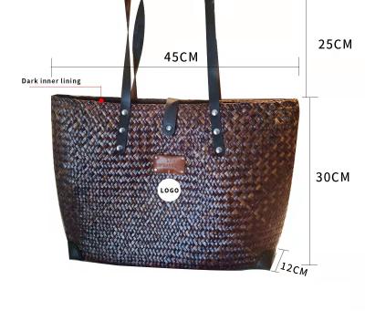 China 100% eco-friendly seaweed woven leisure home handbag wholesales from thailand for sale