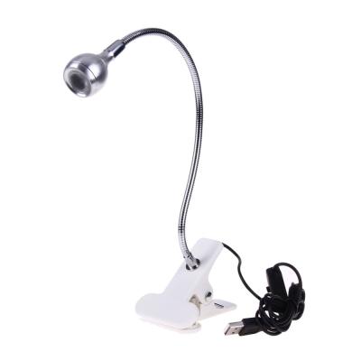 China Clip Holder Book Light Wholesale USB LED Rechargeable Night Light Clip On Bed Table Desk LED Book Flexible Reading Light Lamp for sale