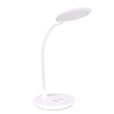 China Modern Wholesales LED Desk Lamp Qi Wireless Phone Charger With USB Charging Port for sale