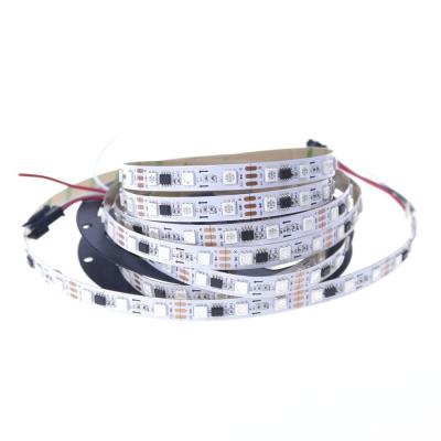 China Project 16703 Indoor and Outdoor LED Strip IP65 Waterproof 5M Full Color 300 LED RGB 5050 Led Strip Flexible Lighting DC12V LED Strip Lights for sale