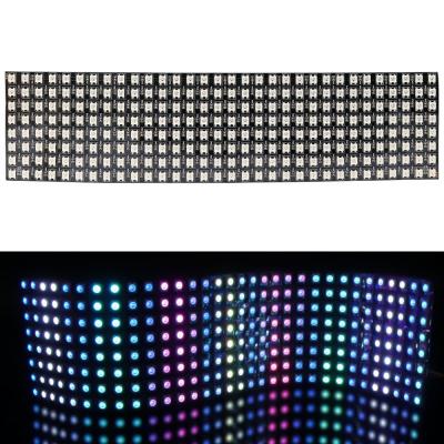 China LANDSCAPE WSDC5V 8x8 16x16 8x32 WS2812B 256 Pixels Individually Panel Accessible Led Screen Flexible Matrix Light for sale